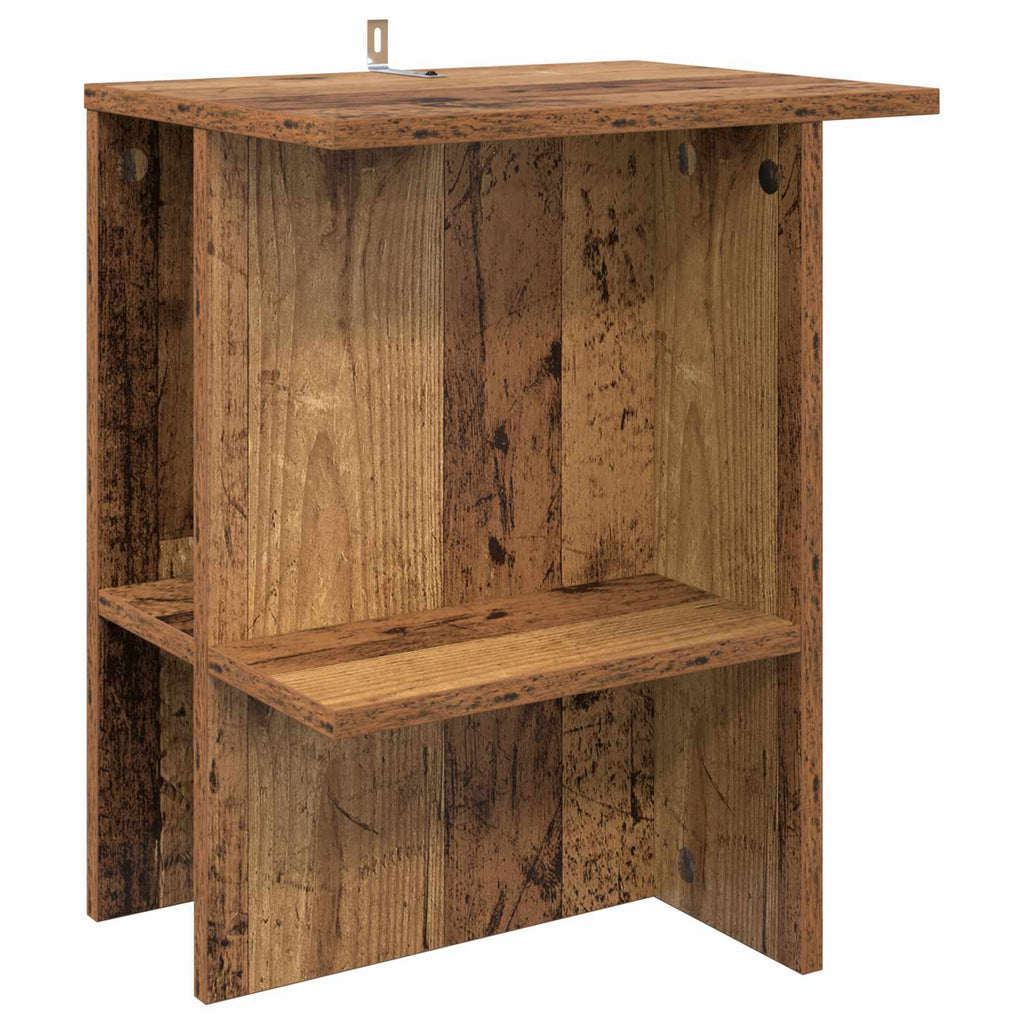 vidaXL Stolik kawowy Stare drewno 40 x 30 x 49 cm Drewno inżynieryjne