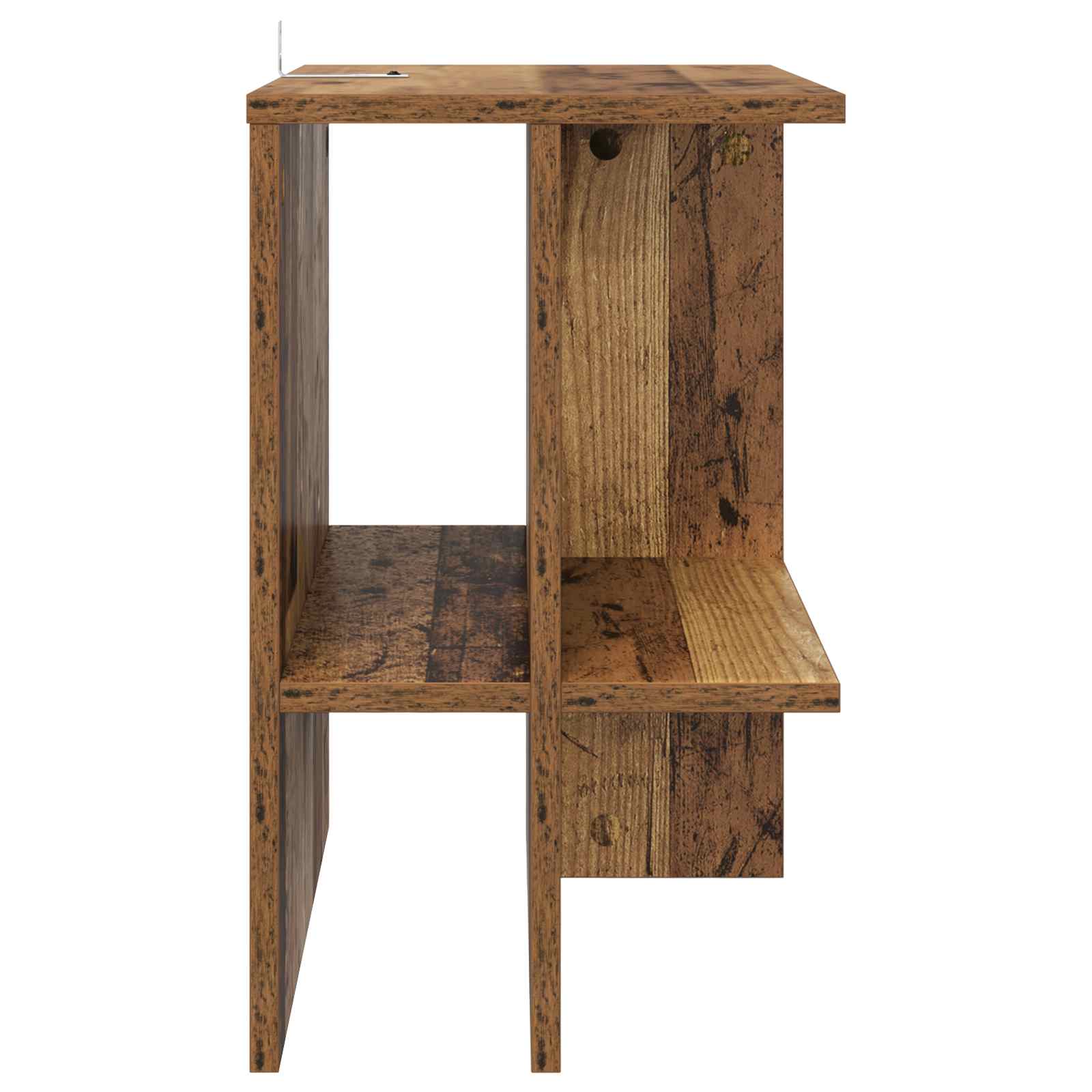 vidaXL Stolik kawowy Stare drewno 40 x 30 x 49 cm Drewno inżynieryjne