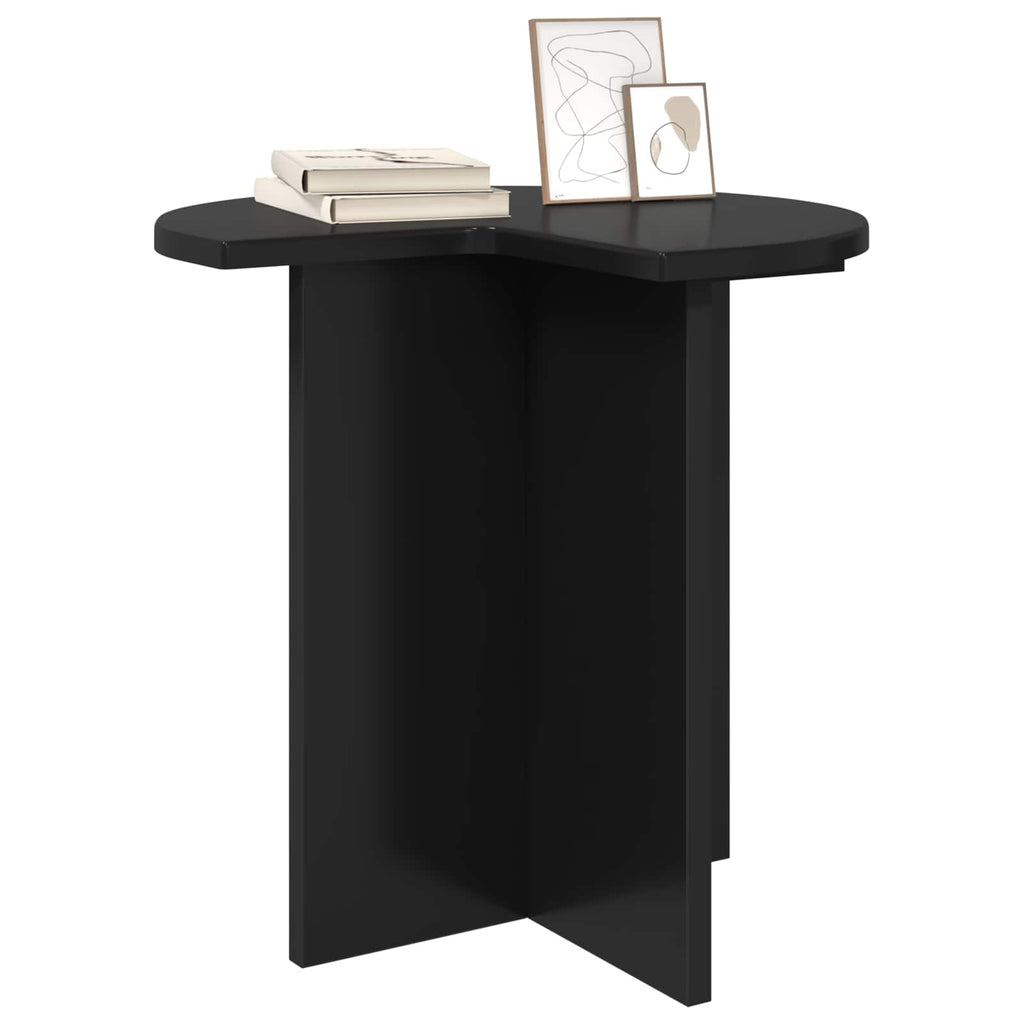 vidaXL Stolik boczny 2 pcs Czarny dąb Ø 39 x 38 cm Drewno inżynieryjne