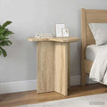 vidaXL Stolik boczny 2 pcs dąb Sonoma Ø 39 x 38 cm Drewno inżynieryjne
