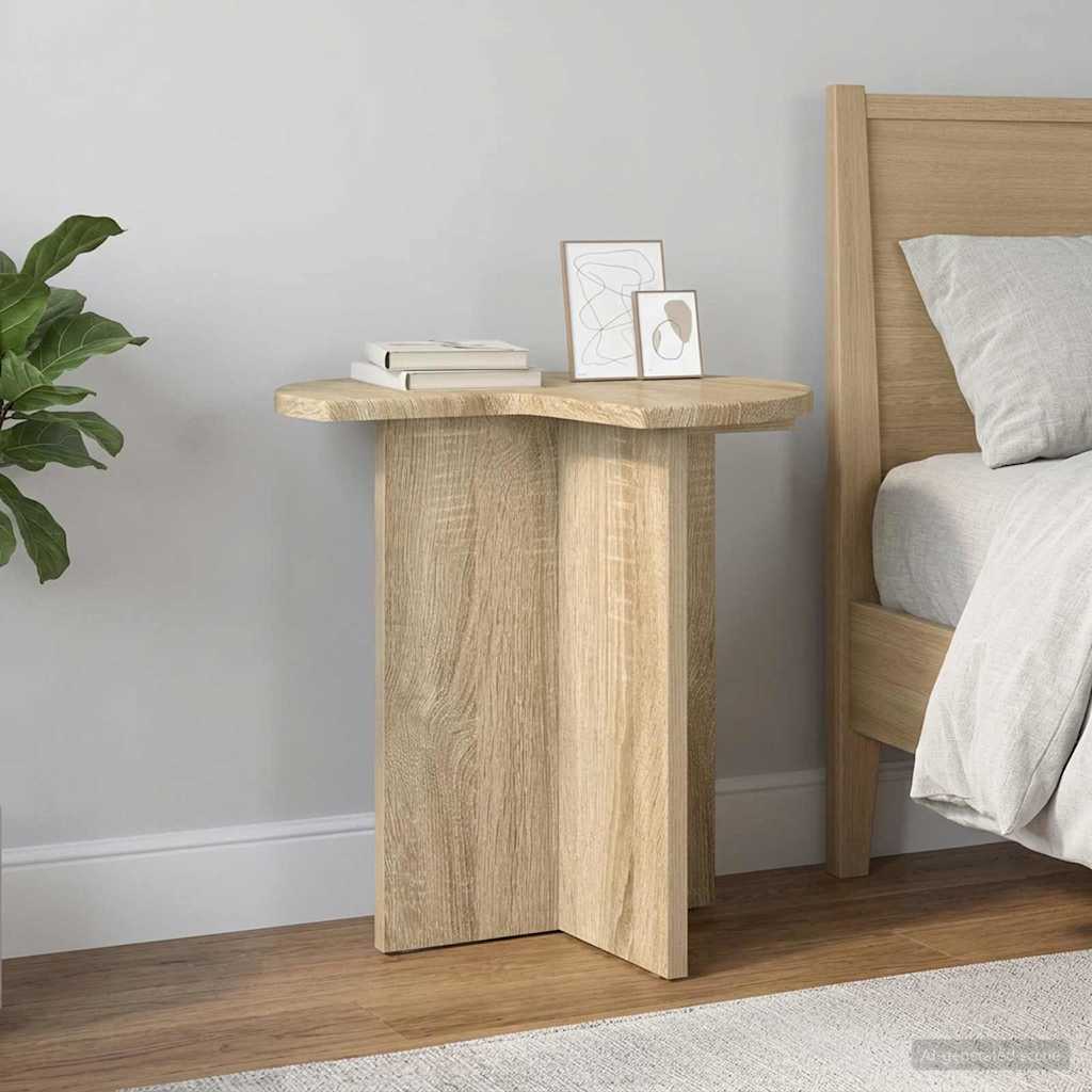 vidaXL Stolik boczny 2 pcs dąb Sonoma Ø 39 x 38 cm Drewno inżynieryjne
