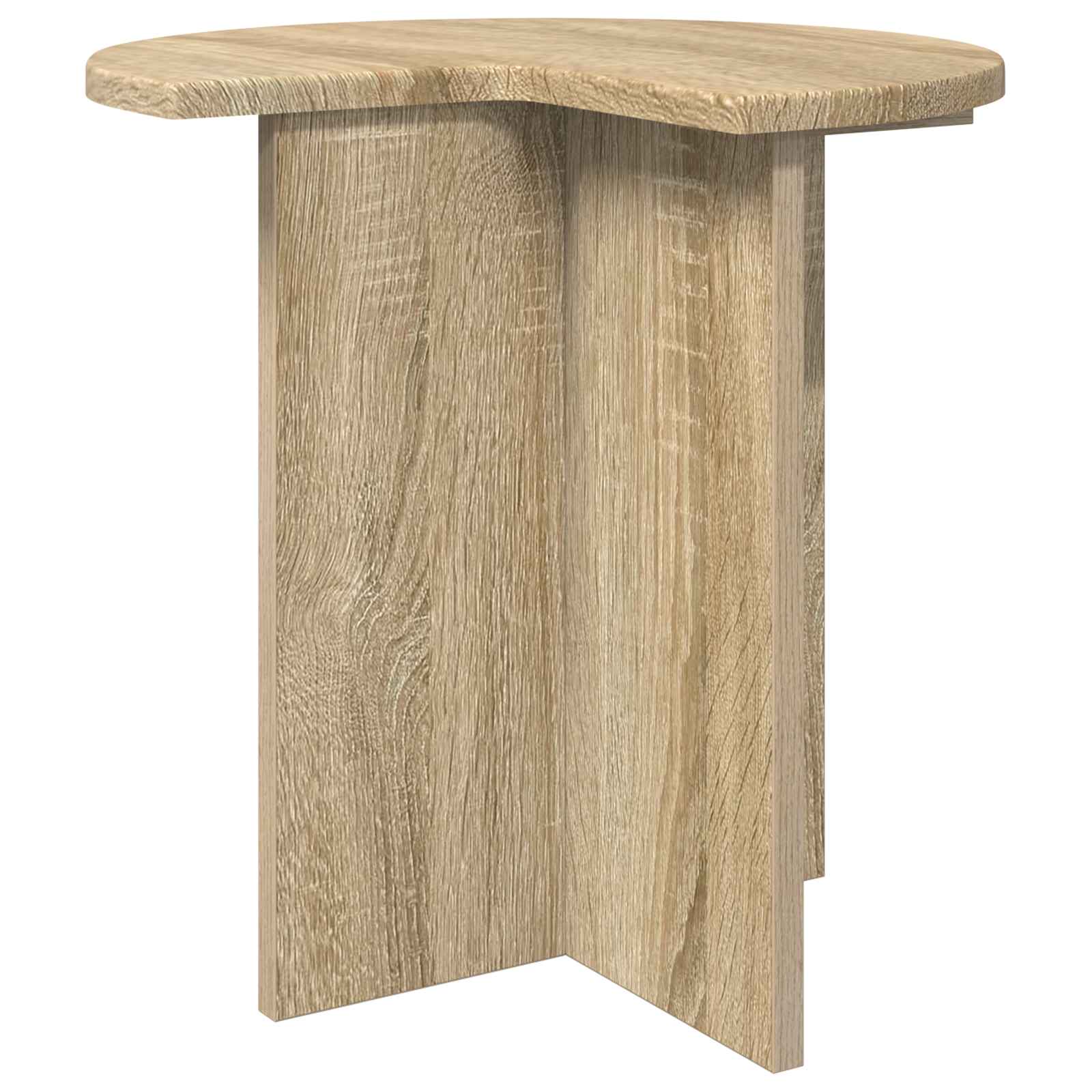 vidaXL Stolik boczny 2 pcs dąb Sonoma Ø 39 x 38 cm Drewno inżynieryjne