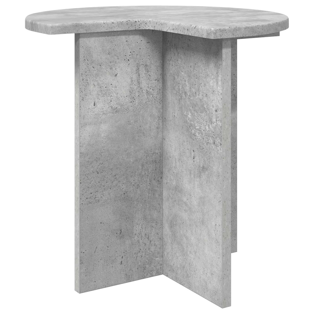 vidaXL Stolik boczny 2 pcs Betonowy szary Ø 39 x 38 cm