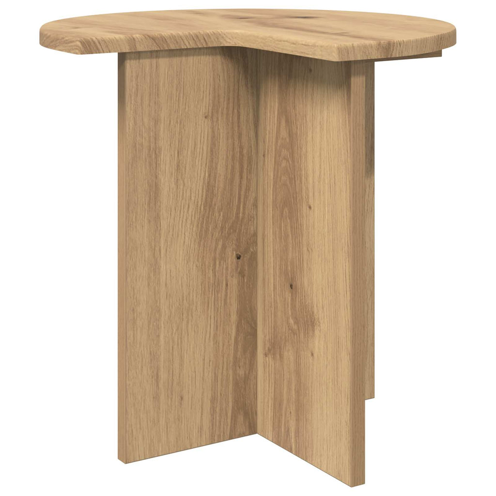 vidaXL Stolik boczny Dąb artisan Ø 39 x 38 cm Drewno inżynieryjne