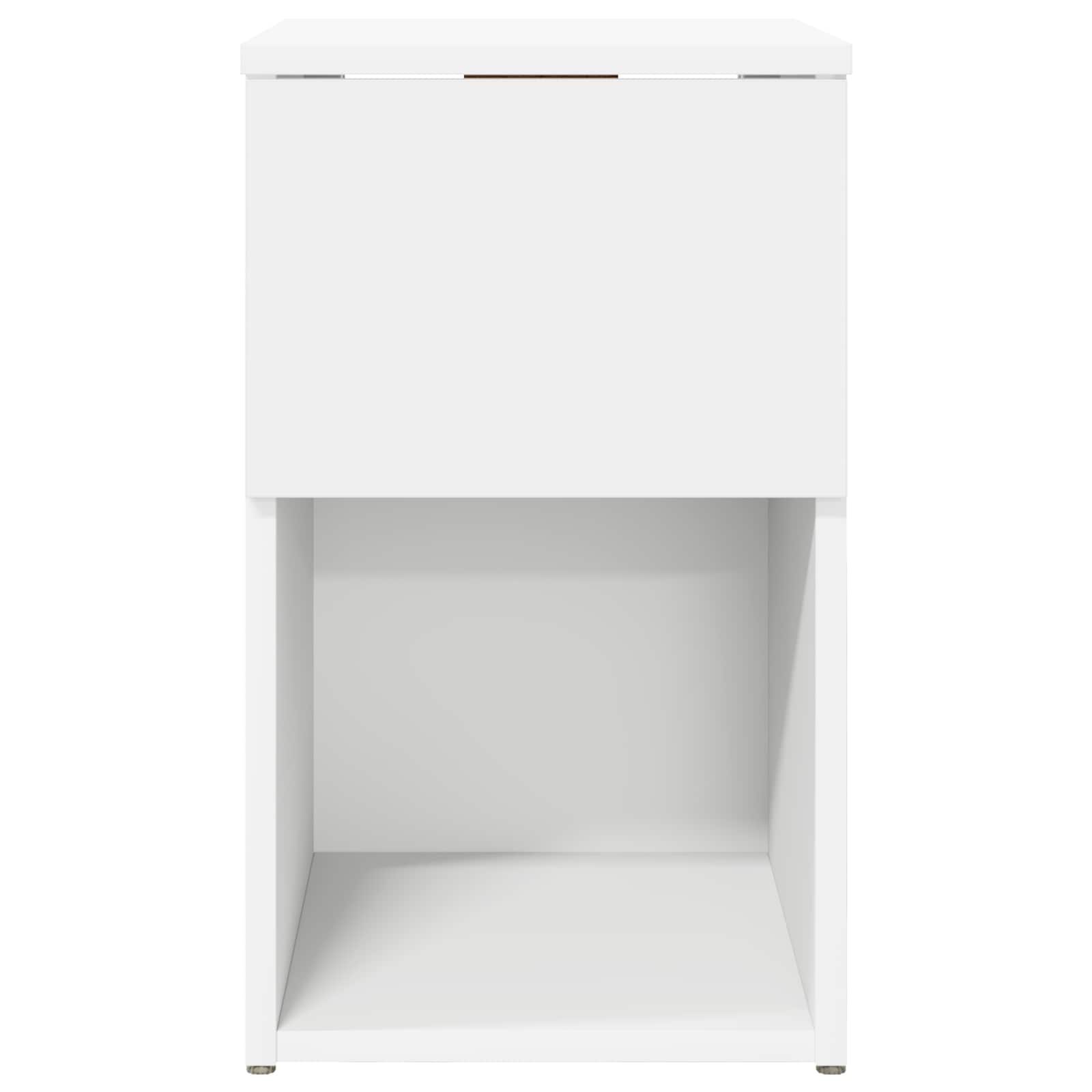 vidaXL Szafka pod łóżko Biały 29 x 31,5 x 49 cm Drewno inżynieryjne