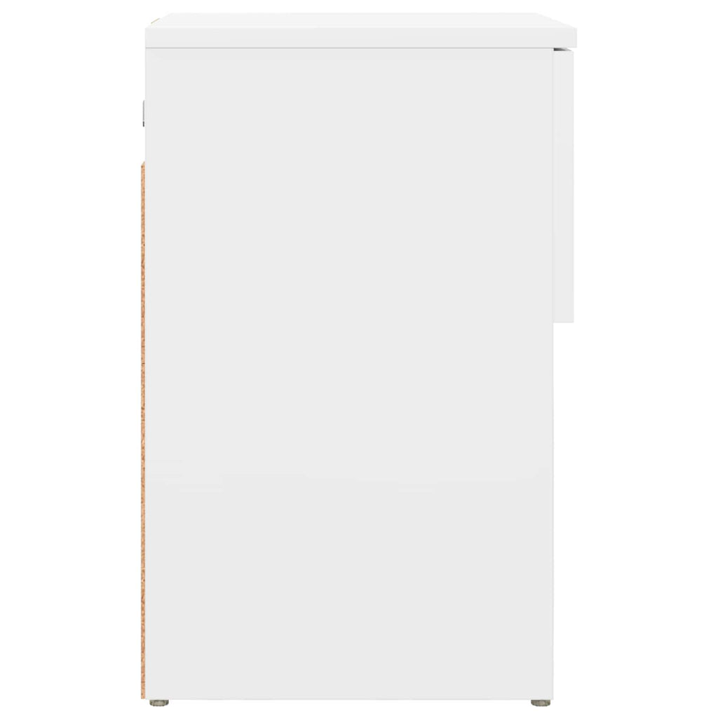 vidaXL Szafka pod łóżko Biały 29 x 31,5 x 49 cm Drewno inżynieryjne