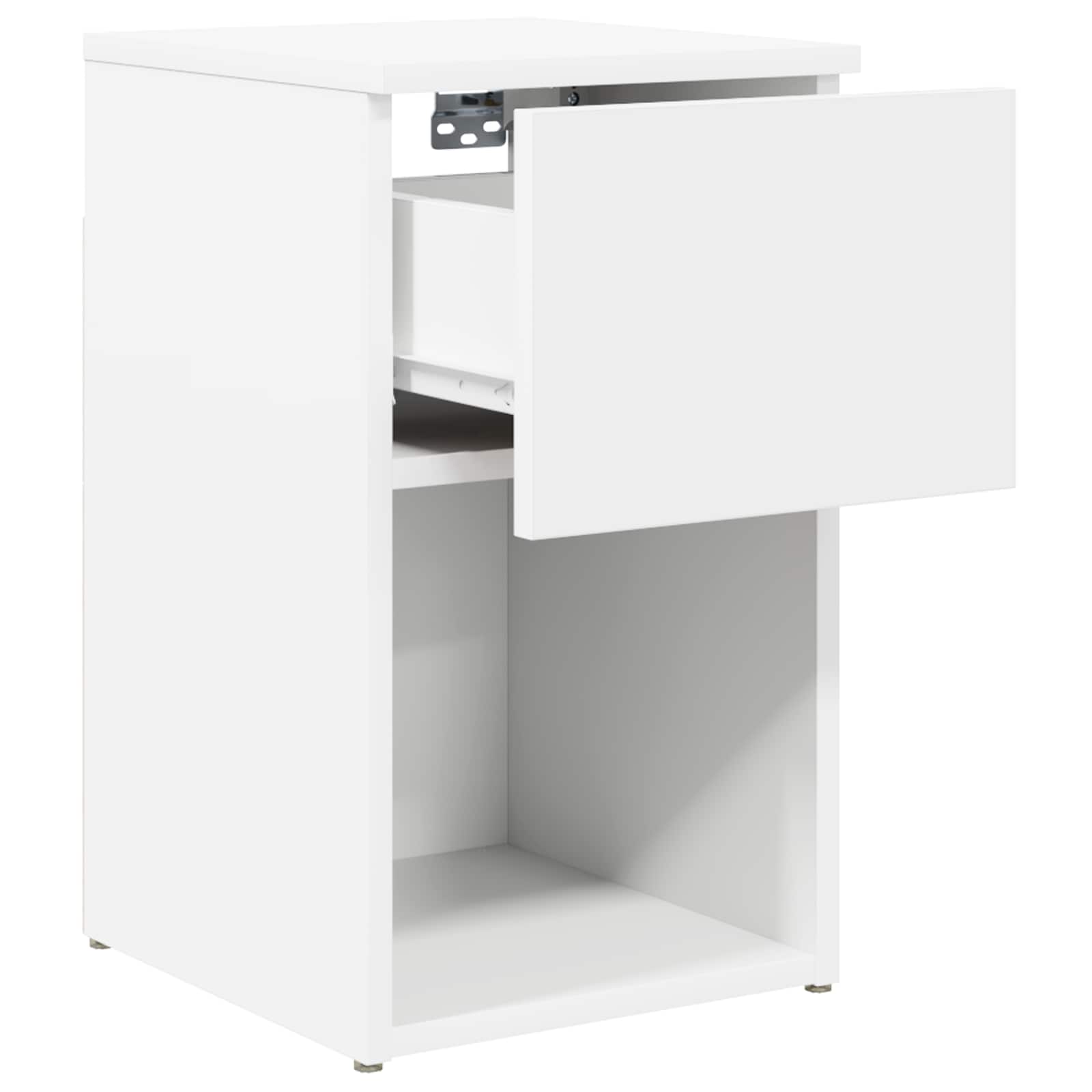 vidaXL Szafka pod łóżko 2 pcs Biały 29 x 31,5 x 49 cm