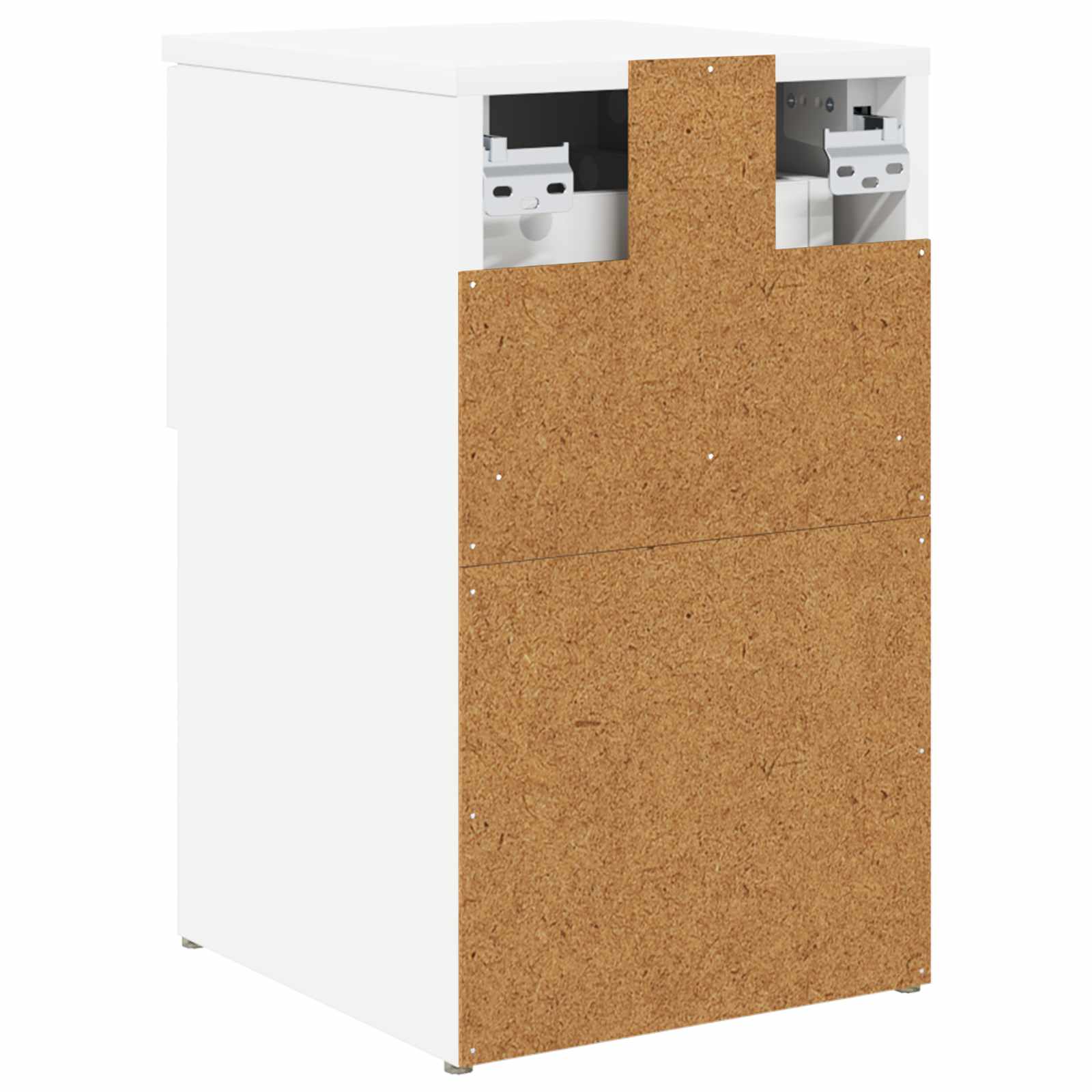 vidaXL Szafka pod łóżko 2 pcs Biały 29 x 31,5 x 49 cm