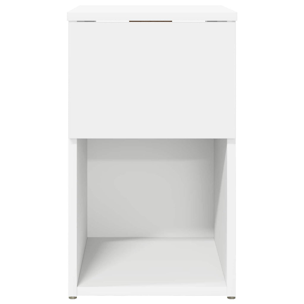 vidaXL Szafka pod łóżko 2 pcs Biały 29 x 31,5 x 49 cm