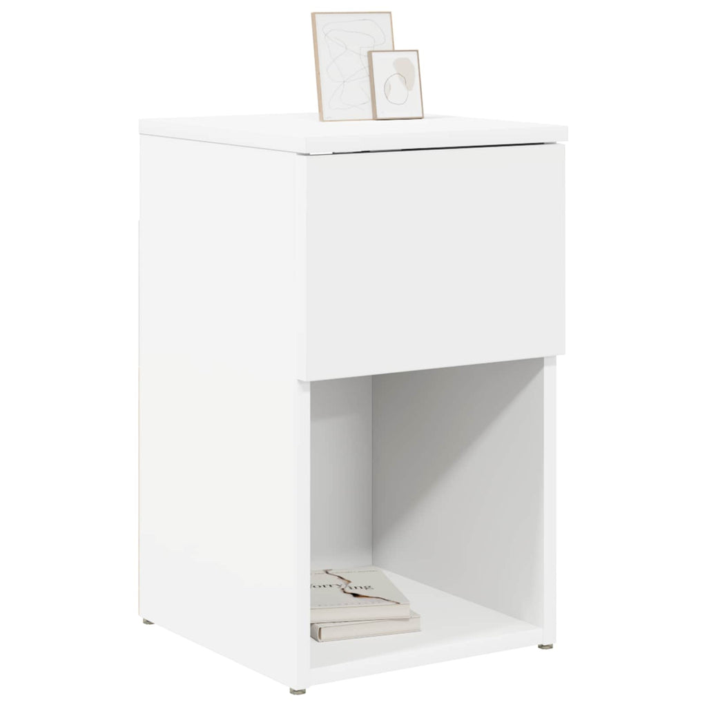 vidaXL Szafka pod łóżko 2 pcs Biały 29 x 31,5 x 49 cm
