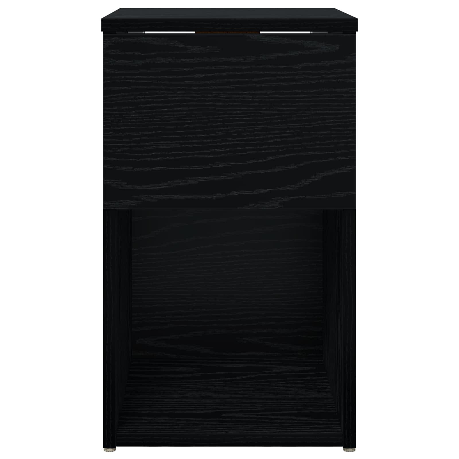 vidaXL Szafka pod łóżko 2 pcs Czarny dąb 29 x 31,5 x 49 cm