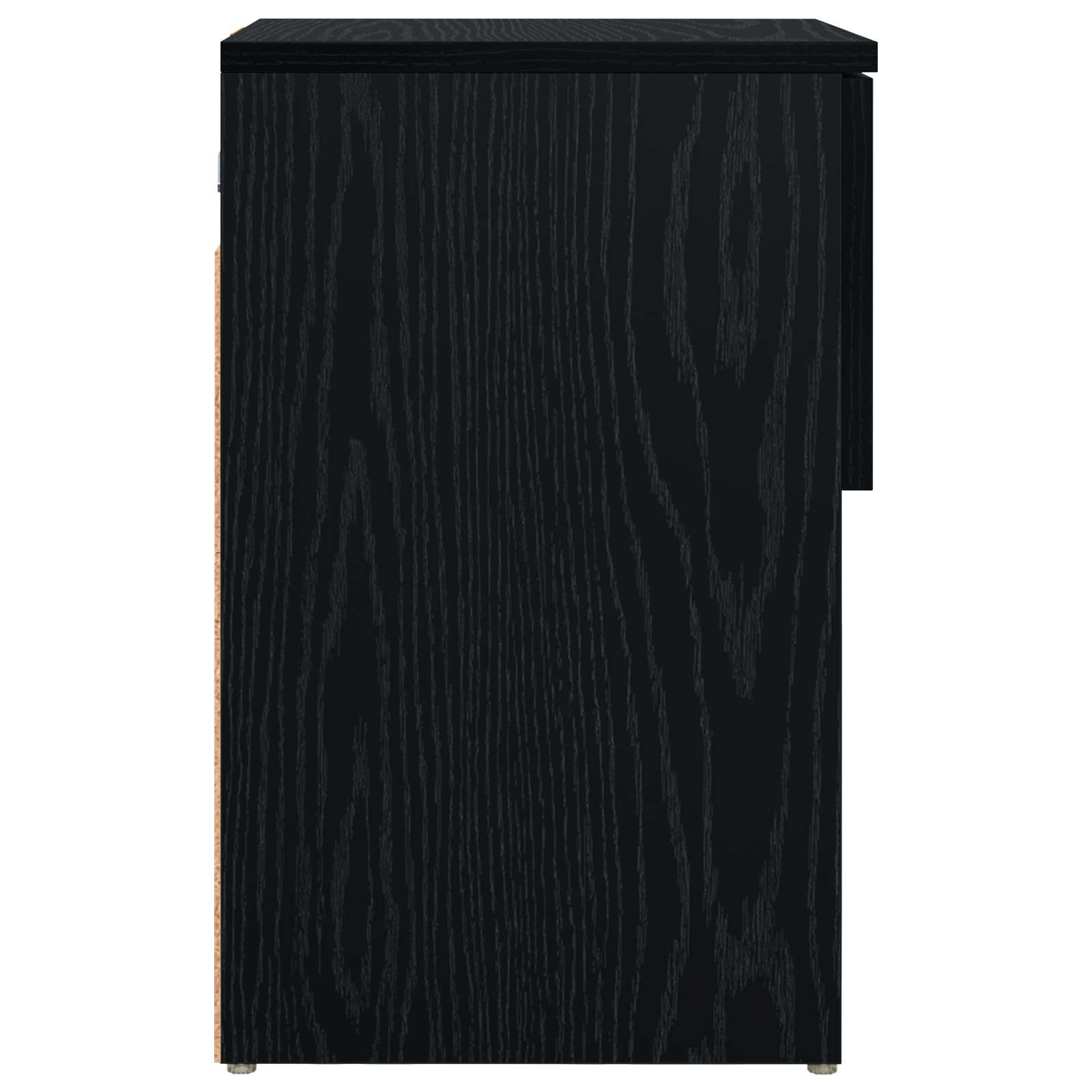 vidaXL Szafka pod łóżko 2 pcs Czarny dąb 29 x 31,5 x 49 cm