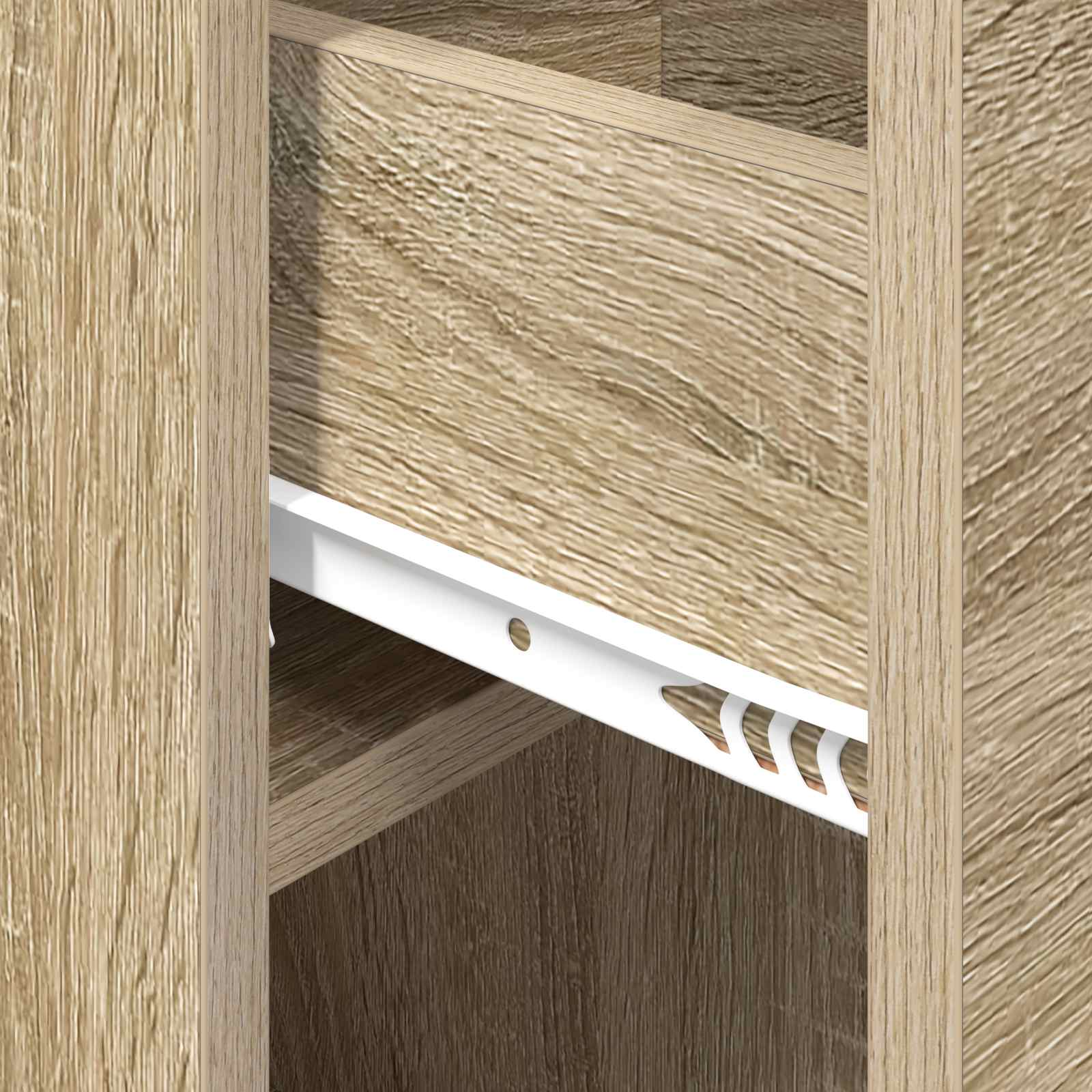 vidaXL Szafka pod łóżko 2 pcs dąb Sonoma 29 x 31,5 x 49 cm