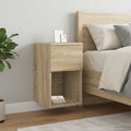 vidaXL Szafka pod łóżko 2 pcs dąb Sonoma 29 x 31,5 x 49 cm