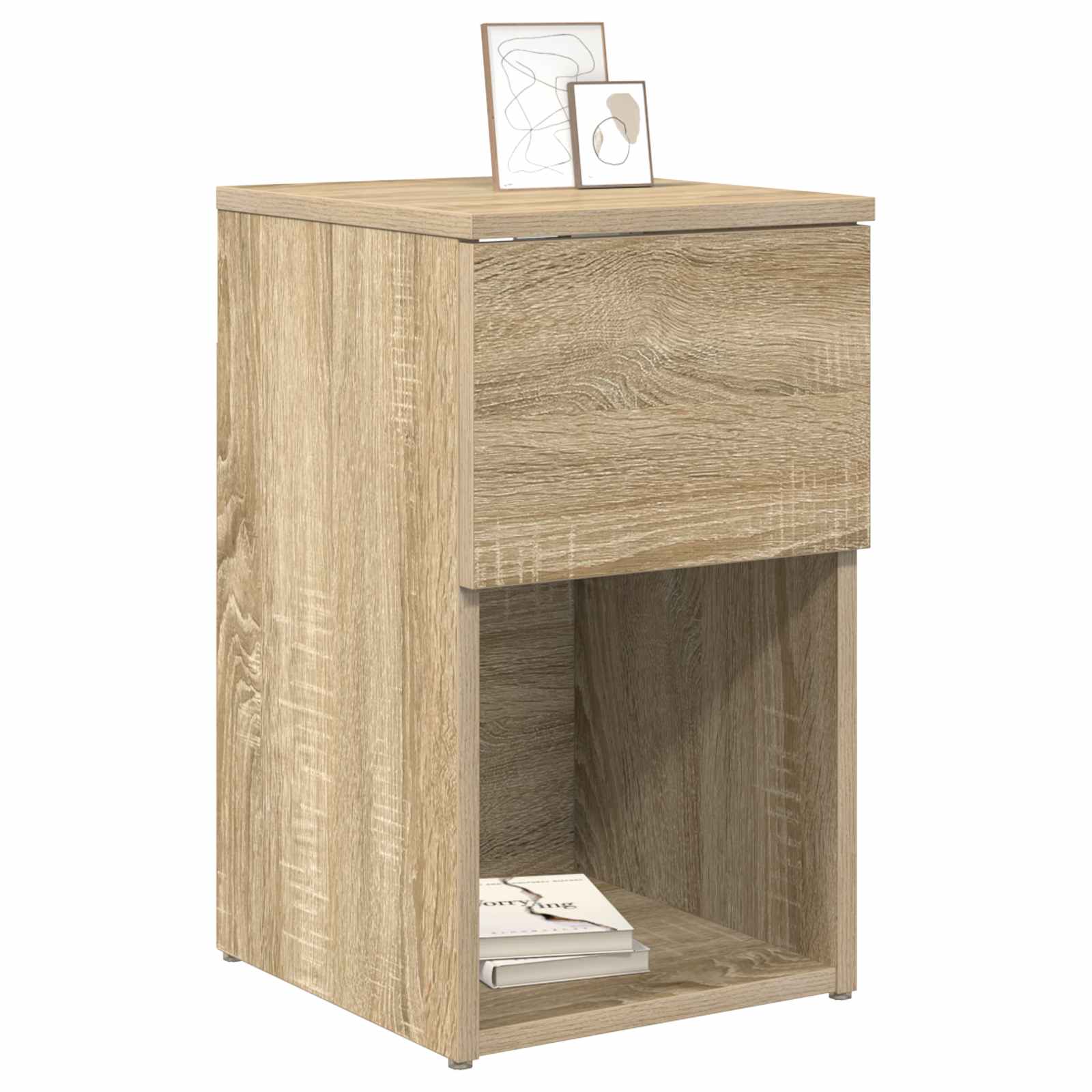 vidaXL Szafka pod łóżko 2 pcs dąb Sonoma 29 x 31,5 x 49 cm