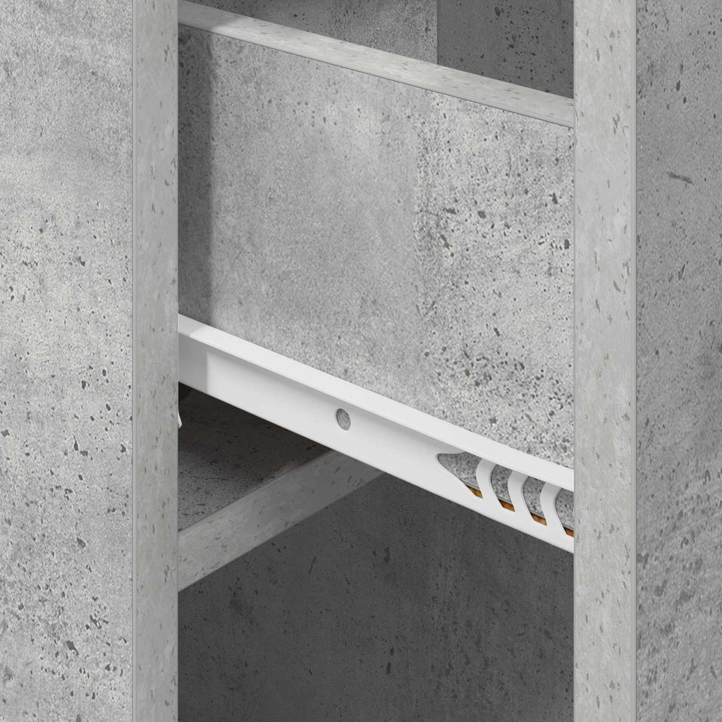 vidaXL Szafka pod łóżko Betonowy szary 29 x 31,5 x 49 cm