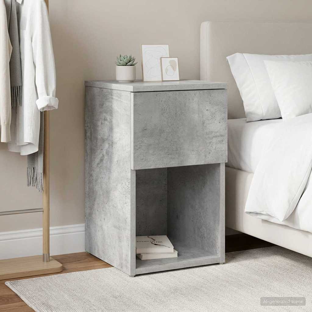 vidaXL Szafka pod łóżko Betonowy szary 29 x 31,5 x 49 cm