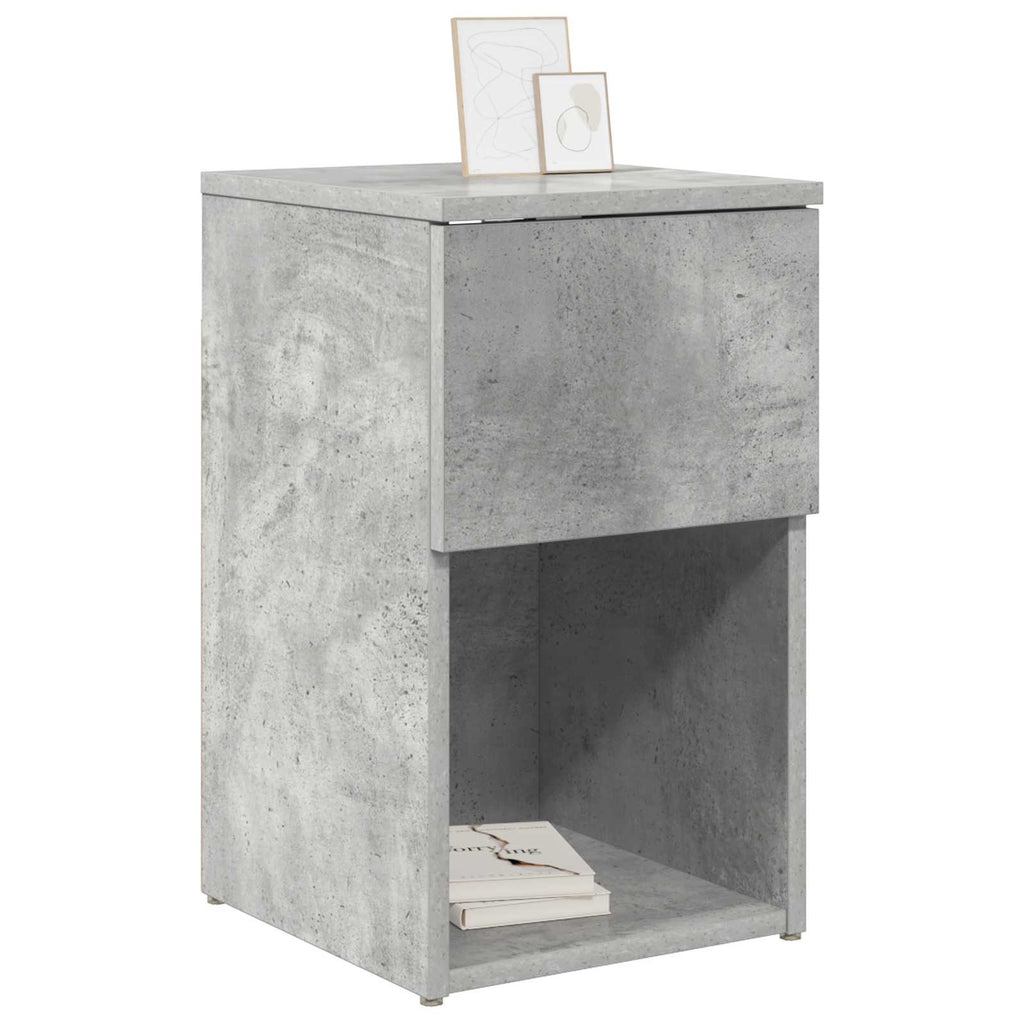 vidaXL Szafka pod łóżko Betonowy szary 29 x 31,5 x 49 cm