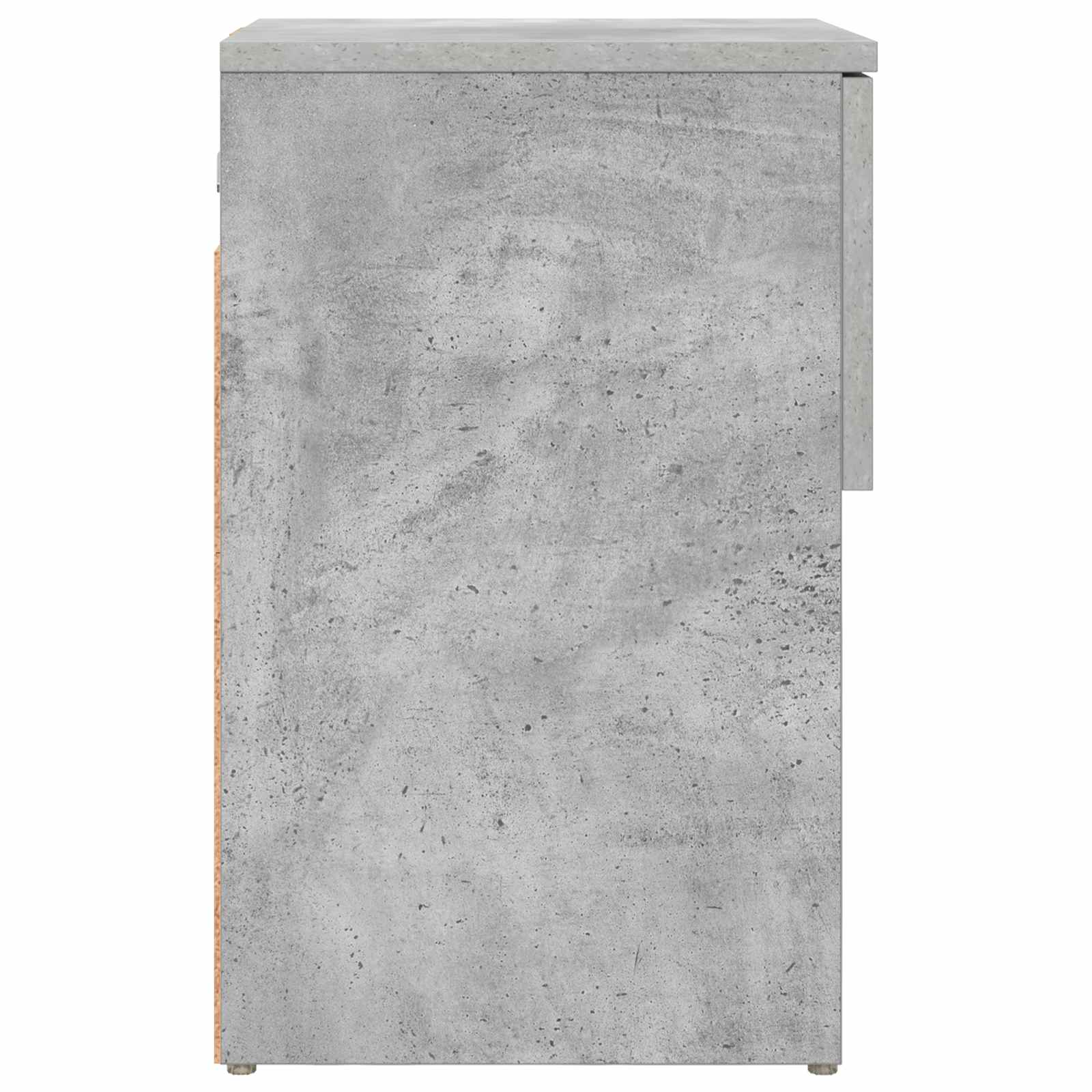vidaXL Szafka pod łóżko Betonowy szary 29 x 31,5 x 49 cm