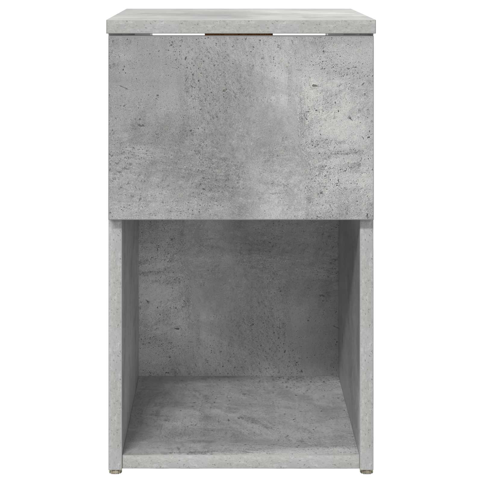 vidaXL Szafka pod łóżko 2 pcs Betonowy szary 29 x 31,5 x 49 cm