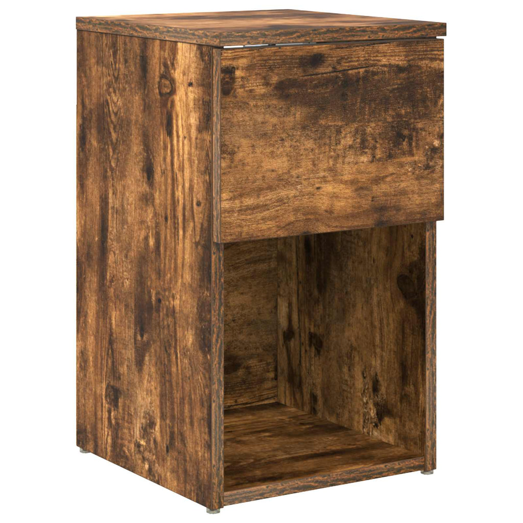 vidaXL Szafka pod łóżko 2 pcs Dąb wędzony 29 x 31,5 x 49 cm
