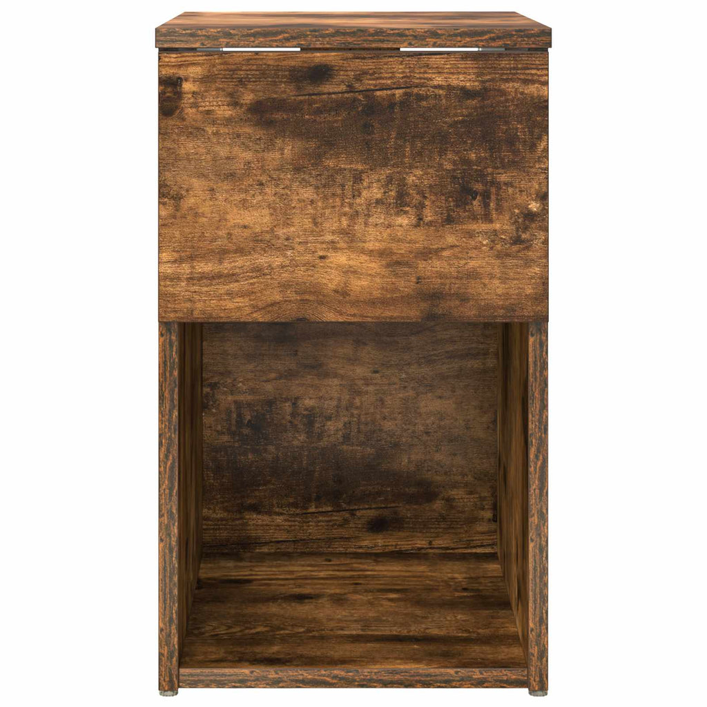 vidaXL Szafka pod łóżko 2 pcs Dąb wędzony 29 x 31,5 x 49 cm