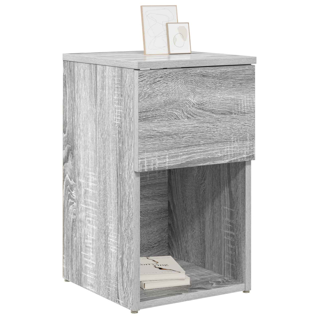 vidaXL Szafka pod łóżko Szary Sonoma 29 x 31,5 x 49 cm