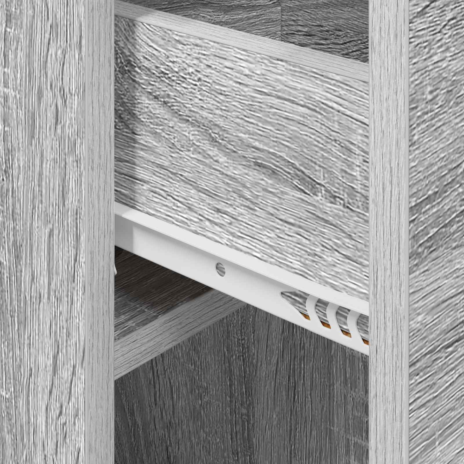 vidaXL Szafka pod łóżko 2 pcs Szary Sonoma 29 x 31,5 x 49 cm