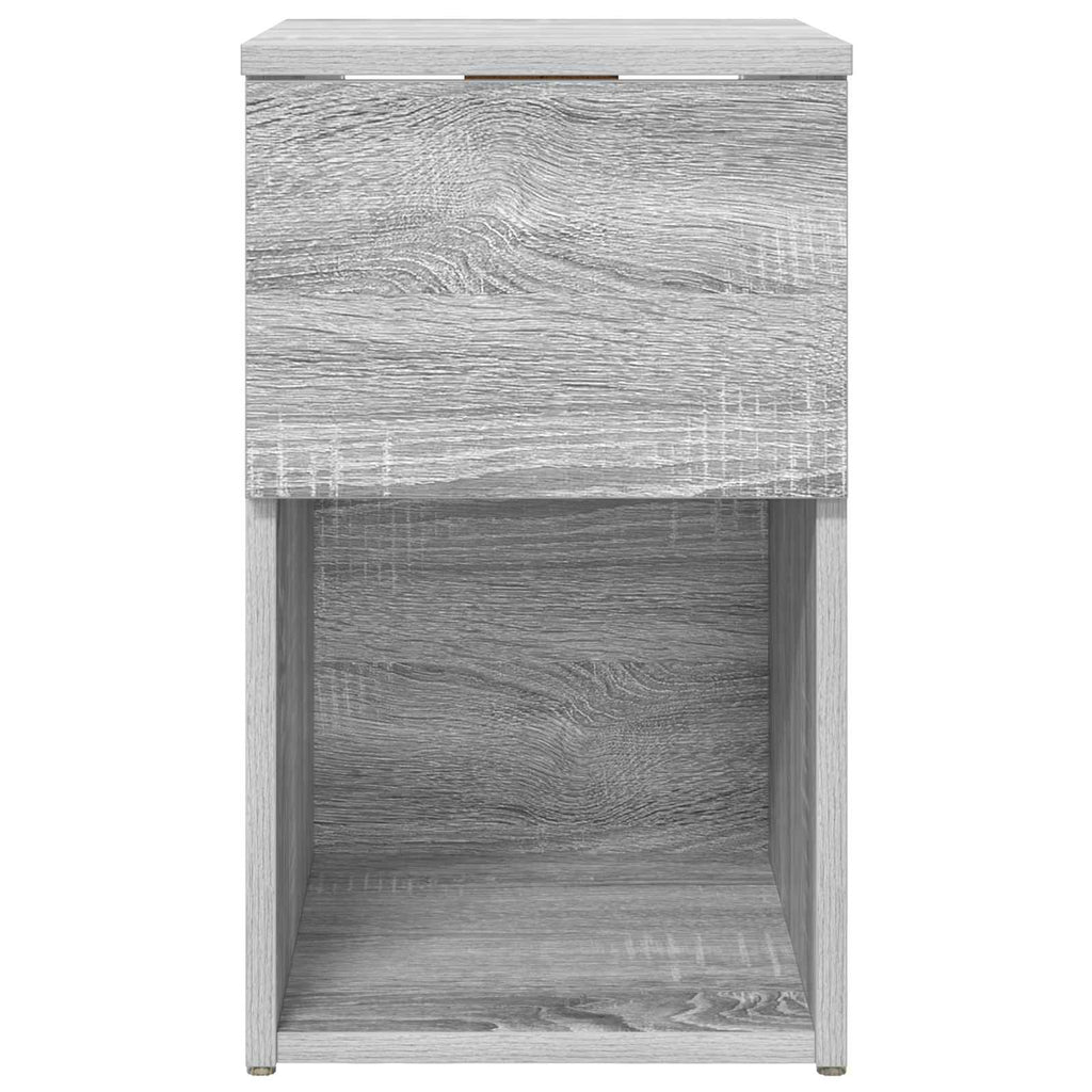 vidaXL Szafka pod łóżko 2 pcs Szary Sonoma 29 x 31,5 x 49 cm