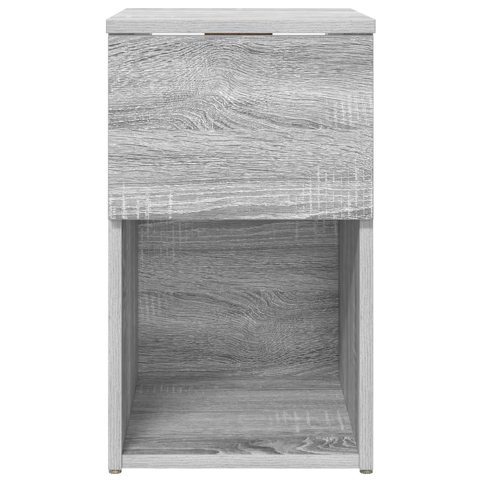 vidaXL Szafka pod łóżko 2 pcs Szary Sonoma 29 x 31,5 x 49 cm