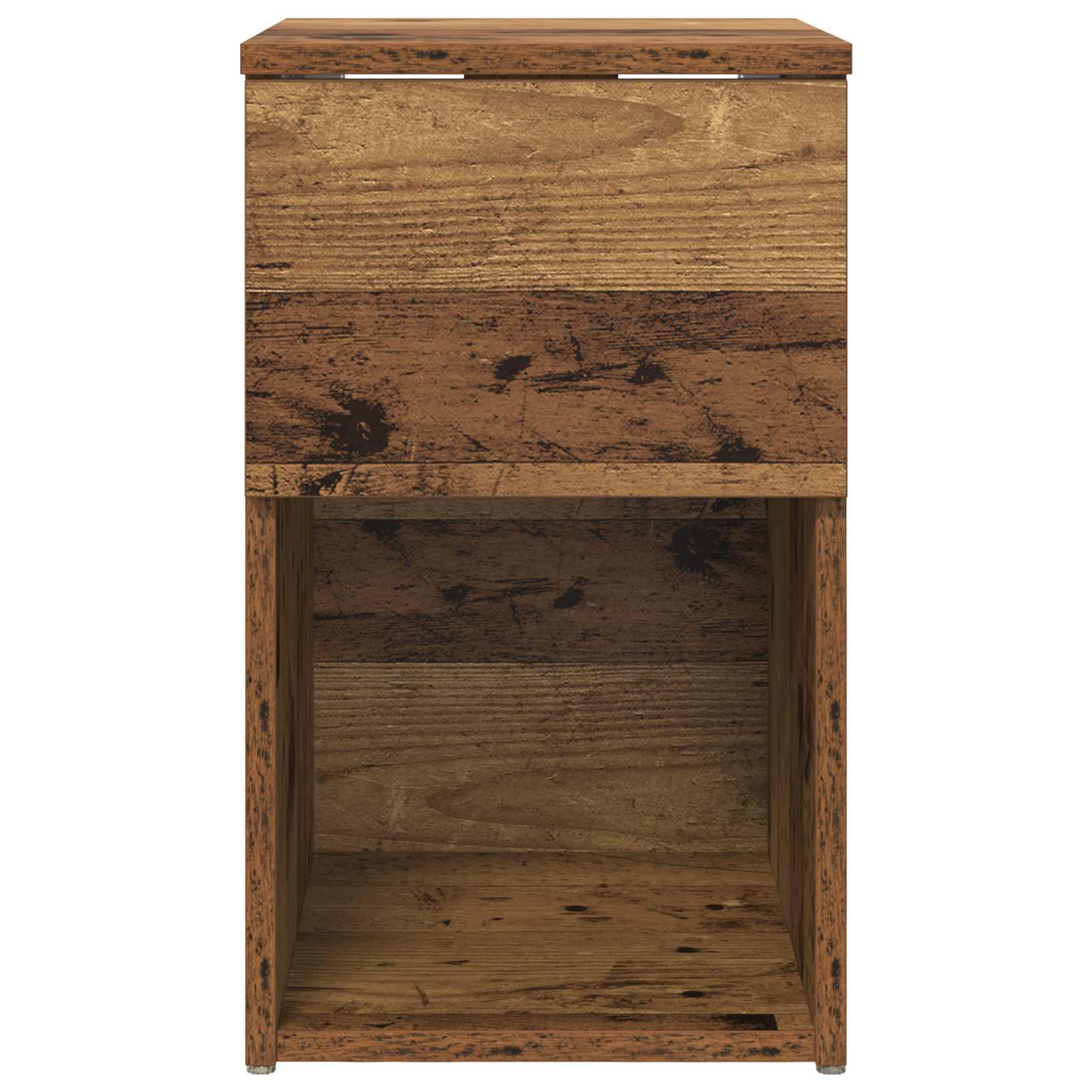 vidaXL Szafka pod łóżko Stare drewno 29 x 31,5 x 49 cm