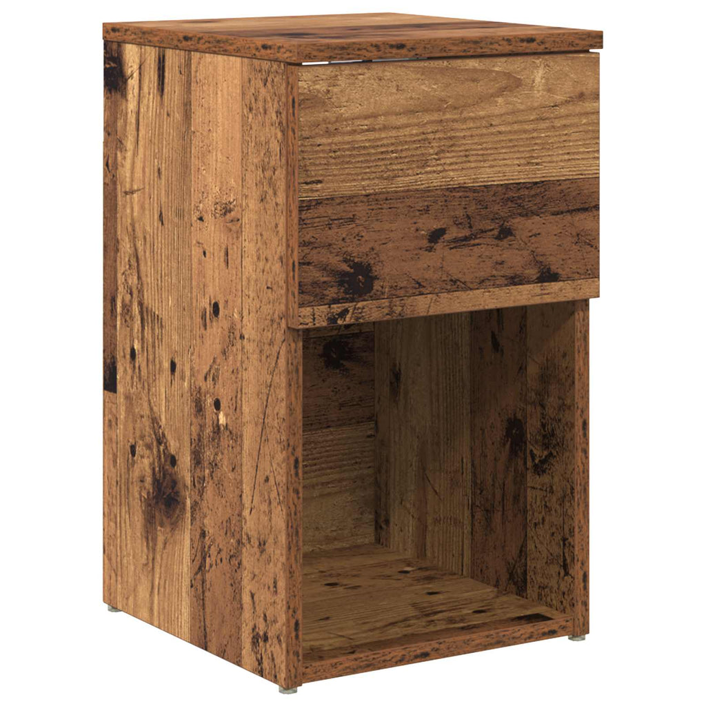 vidaXL Szafka pod łóżko 2 pcs Stare drewno 29 x 31,5 x 49 cm