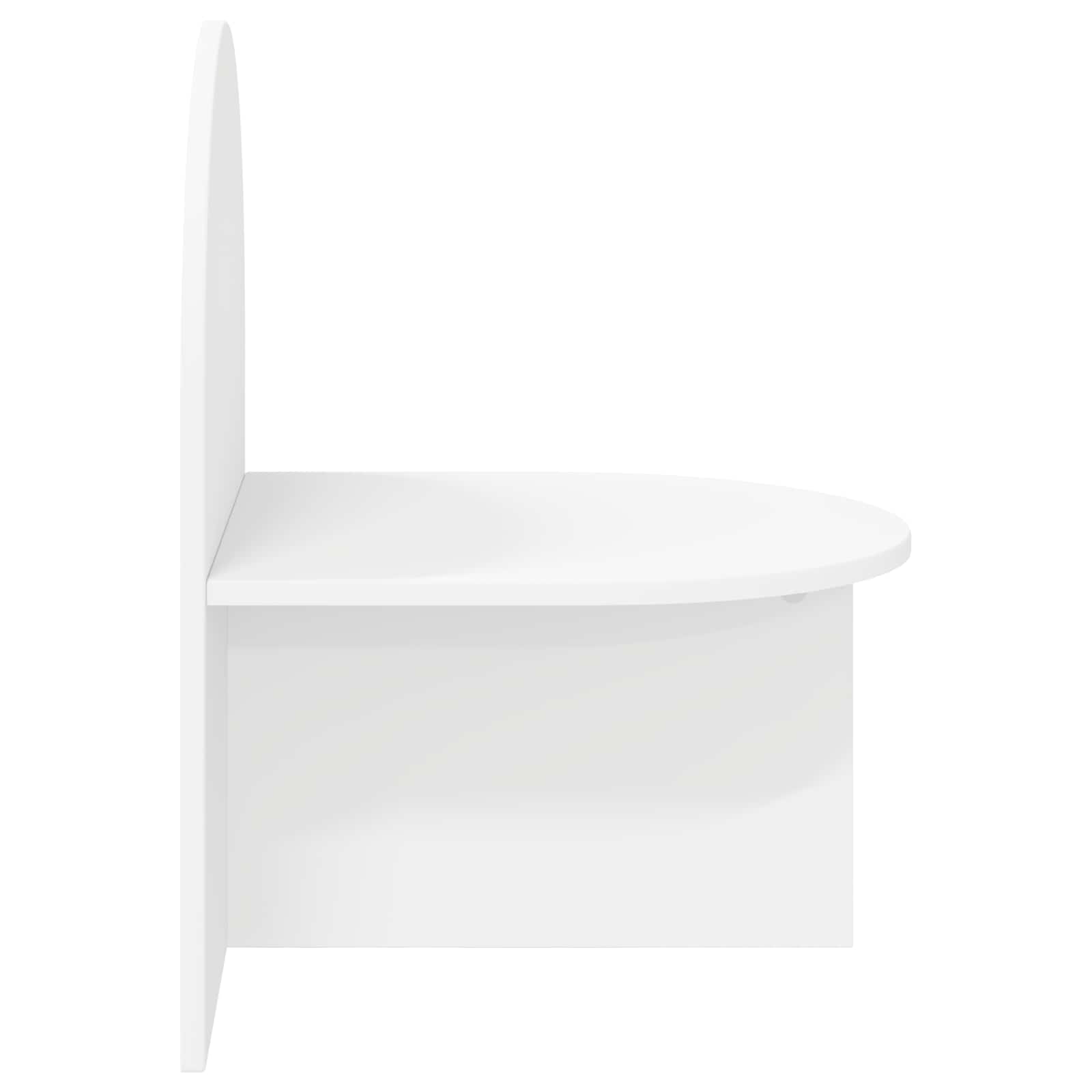vidaXL Stolik nocny Biały 48 x 49 x 65 cm Drewno inżynieryjne