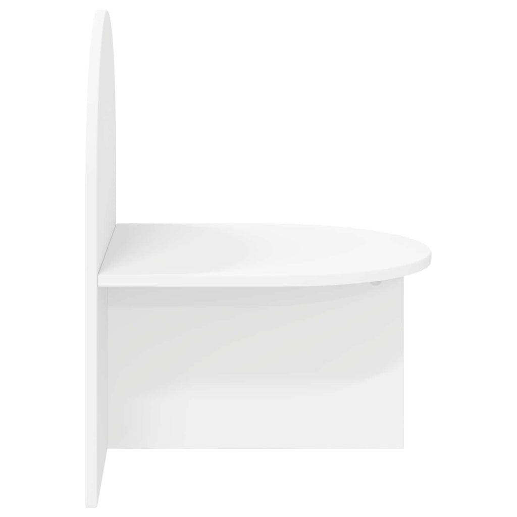 vidaXL Stolik nocny 2 pcs Biały 48 x 49 x 65 cm Drewno inżynieryjne