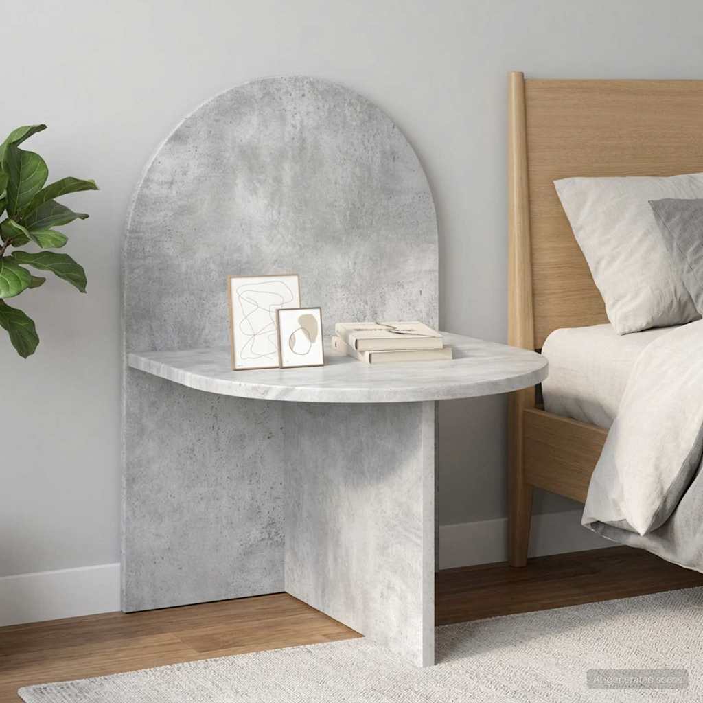 vidaXL Stolik nocny 2 pcs Betonowy szary 48 x 49 x 65 cm
