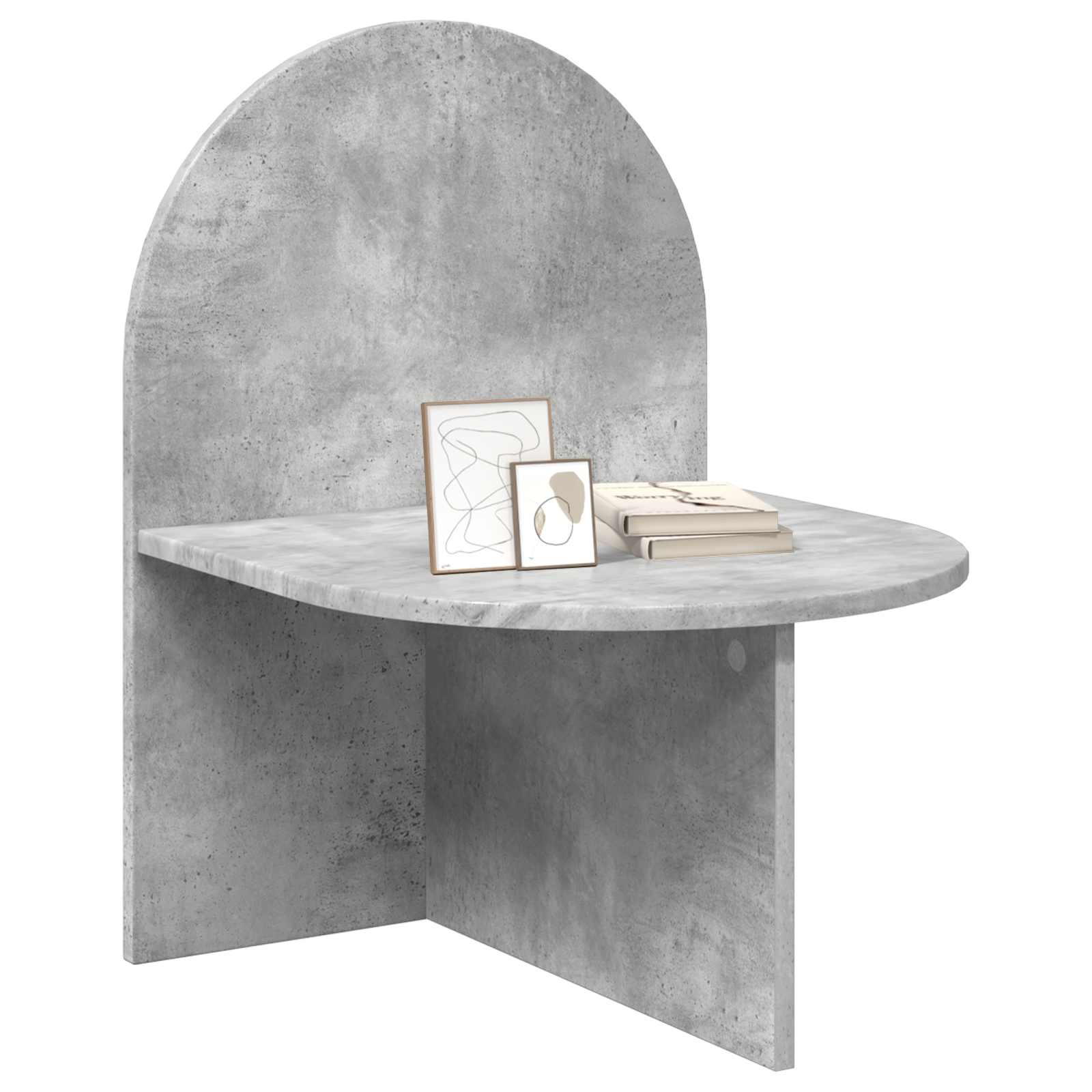 vidaXL Stolik nocny 2 pcs Betonowy szary 48 x 49 x 65 cm