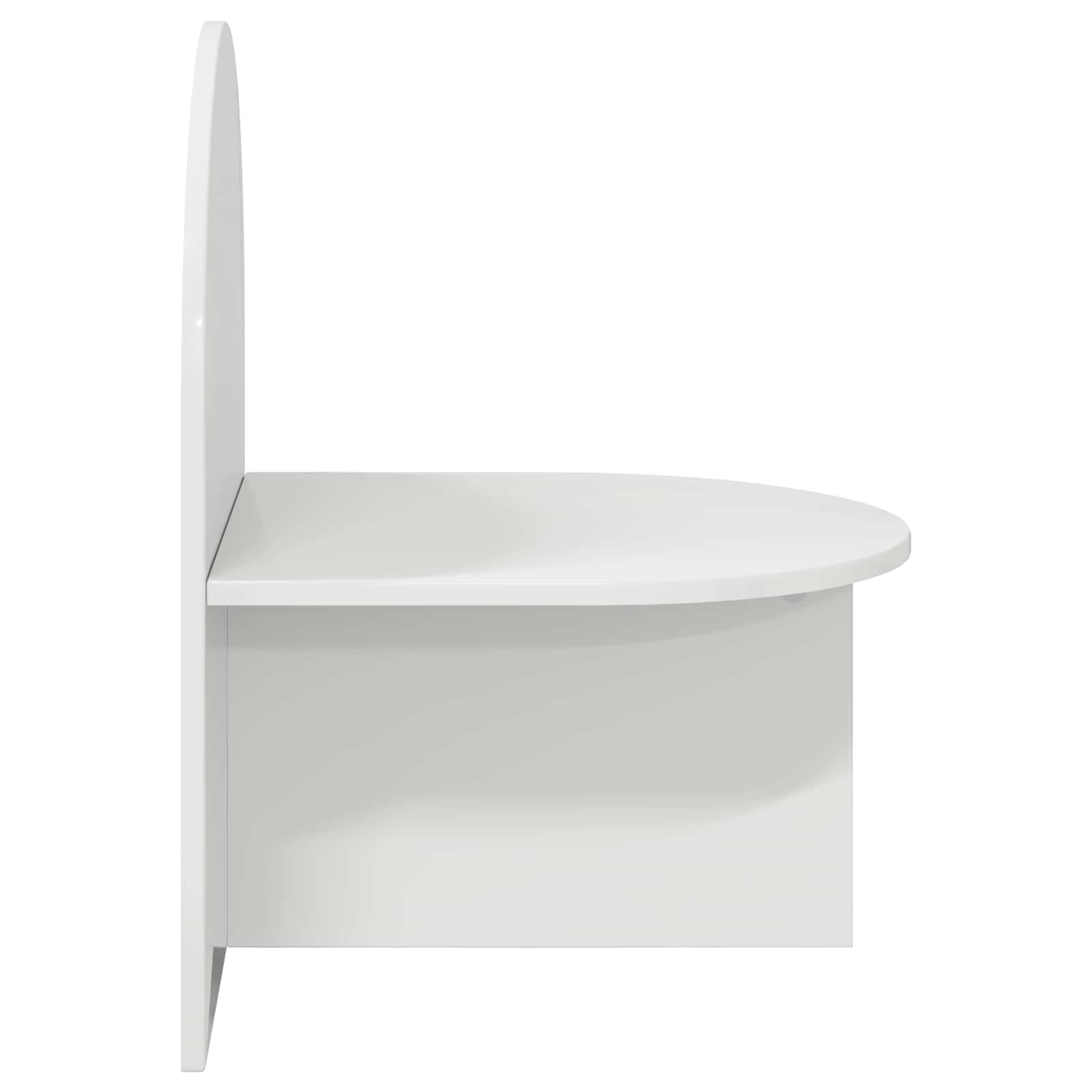 vidaXL Stolik nocny 2 pcs Biały wysoki połysk 48 x 49 x 65 cm