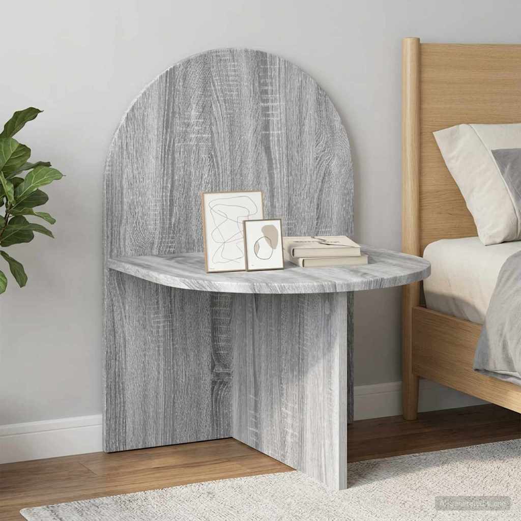 vidaXL Stolik nocny Szary Sonoma 48 x 49 x 65 cm Drewno inżynieryjne