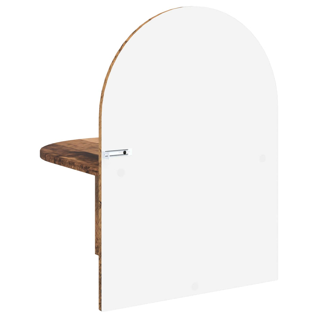vidaXL Stolik nocny 2 pcs Stare drewno 48 x 49 x 65 cm
