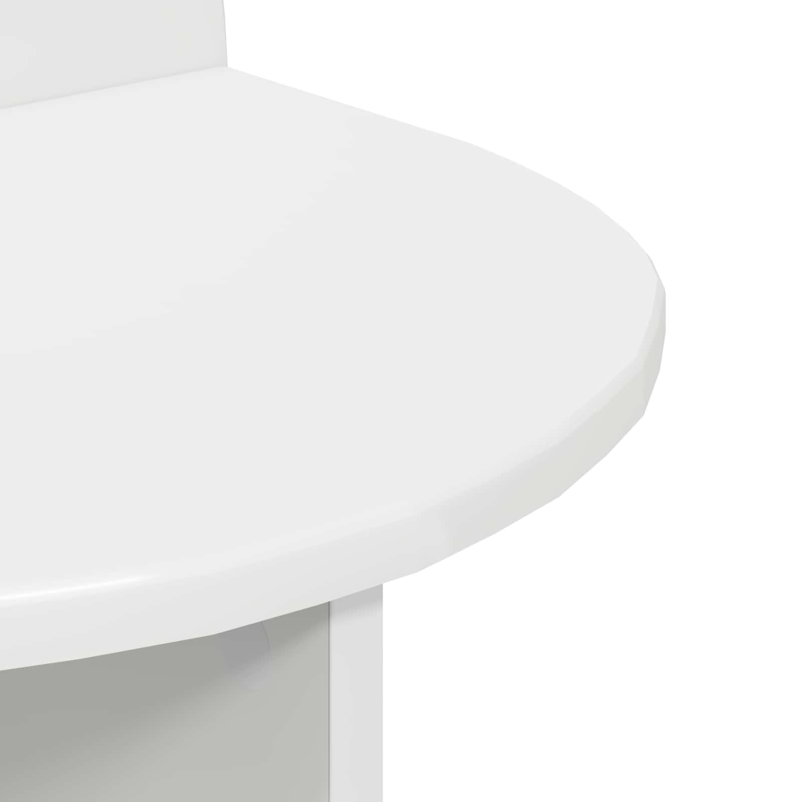 vidaXL Stolik nocny Biały 40 x 35,5 x 45,5 cm Drewno inżynieryjne
