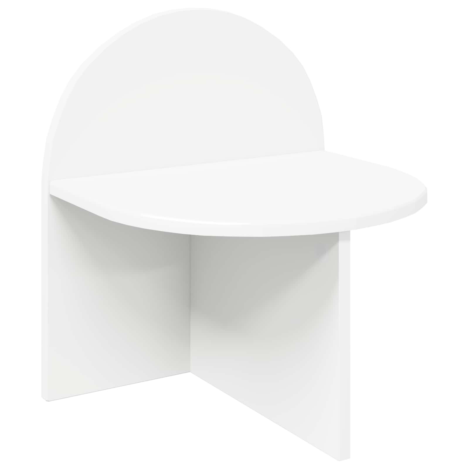 vidaXL Stolik nocny Biały 40 x 35,5 x 45,5 cm Drewno inżynieryjne