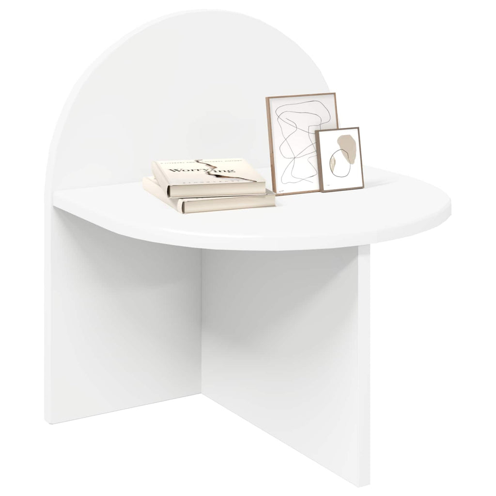 vidaXL Stolik nocny Biały 40 x 35,5 x 45,5 cm Drewno inżynieryjne