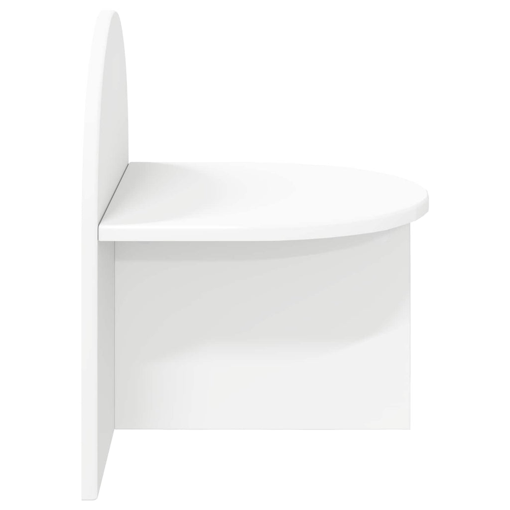 vidaXL Stolik nocny Biały 40 x 35,5 x 45,5 cm Drewno inżynieryjne