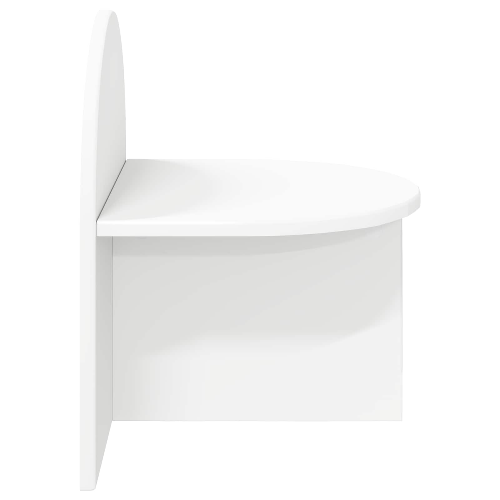 vidaXL Stolik nocny Biały 40 x 35,5 x 45,5 cm Drewno inżynieryjne