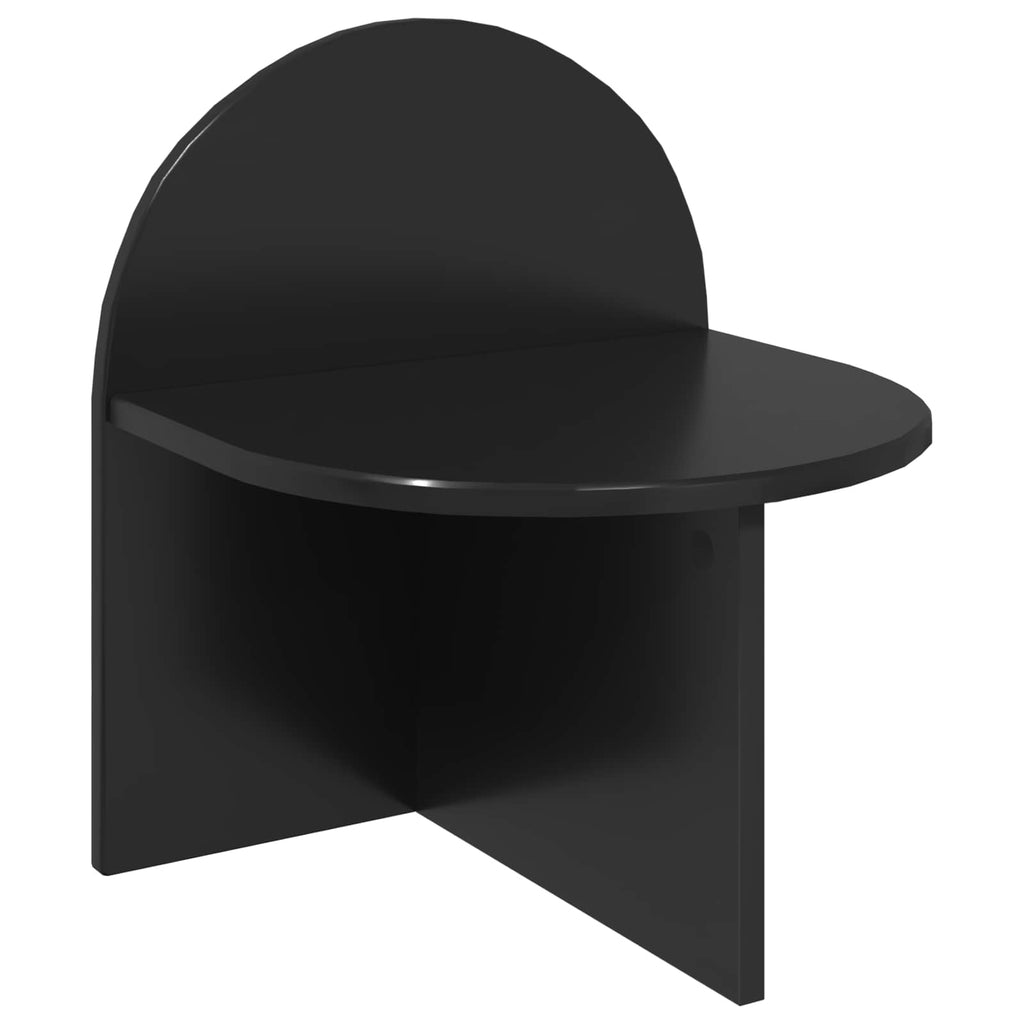 vidaXL Stolik nocny 2 pcs Czarny dąb 40 x 35,5 x 45,5 cm