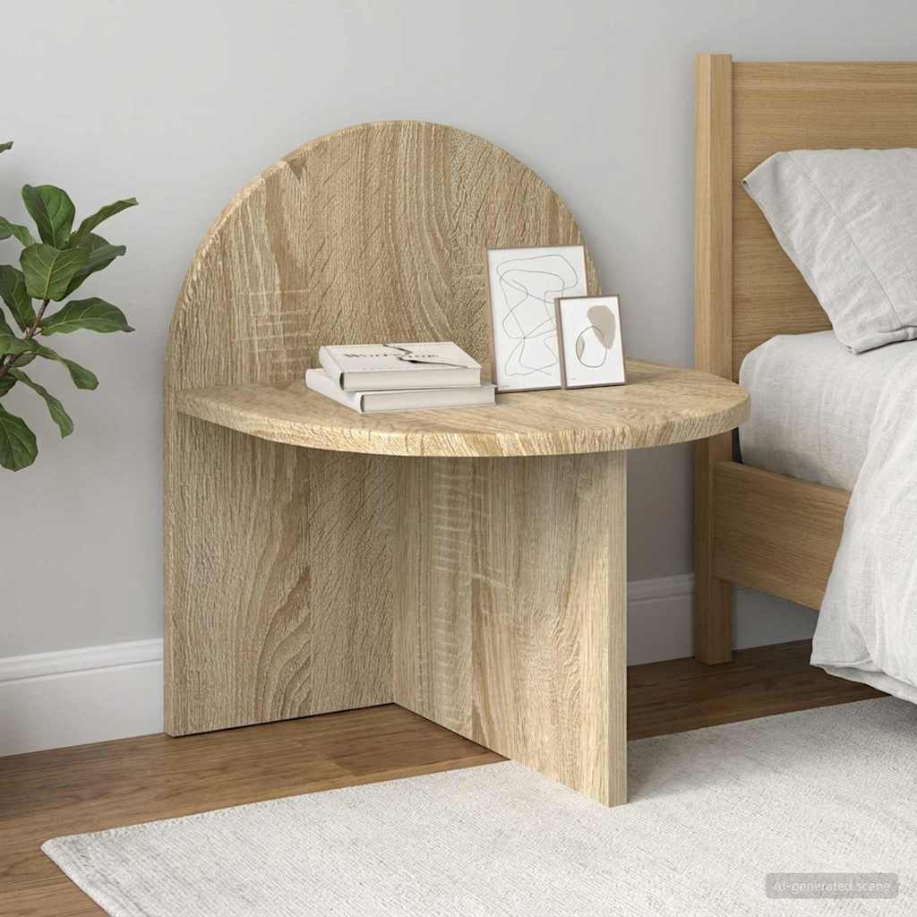 vidaXL Stolik nocny 2 pcs dąb Sonoma 40 x 35,5 x 45,5 cm