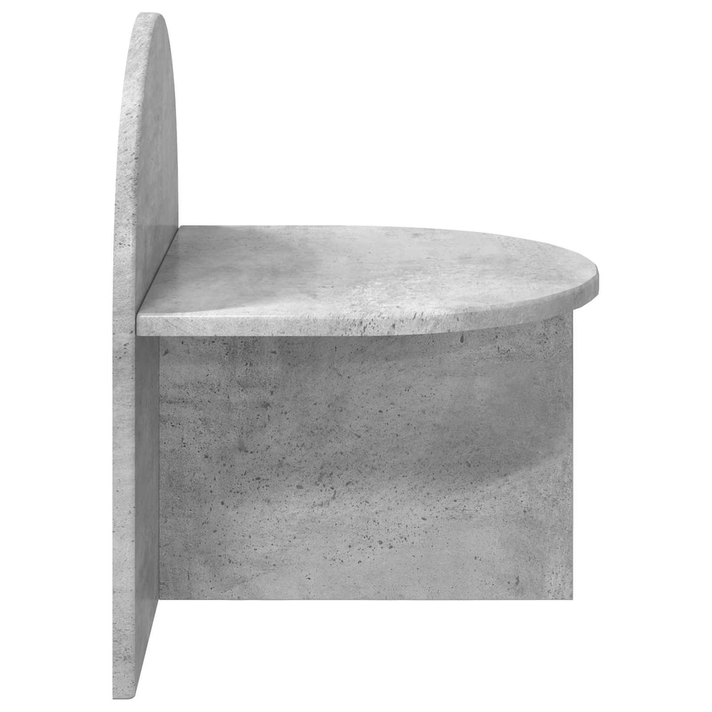 vidaXL Stolik nocny 2 pcs Betonowy szary 40 x 35,5 x 45,5 cm