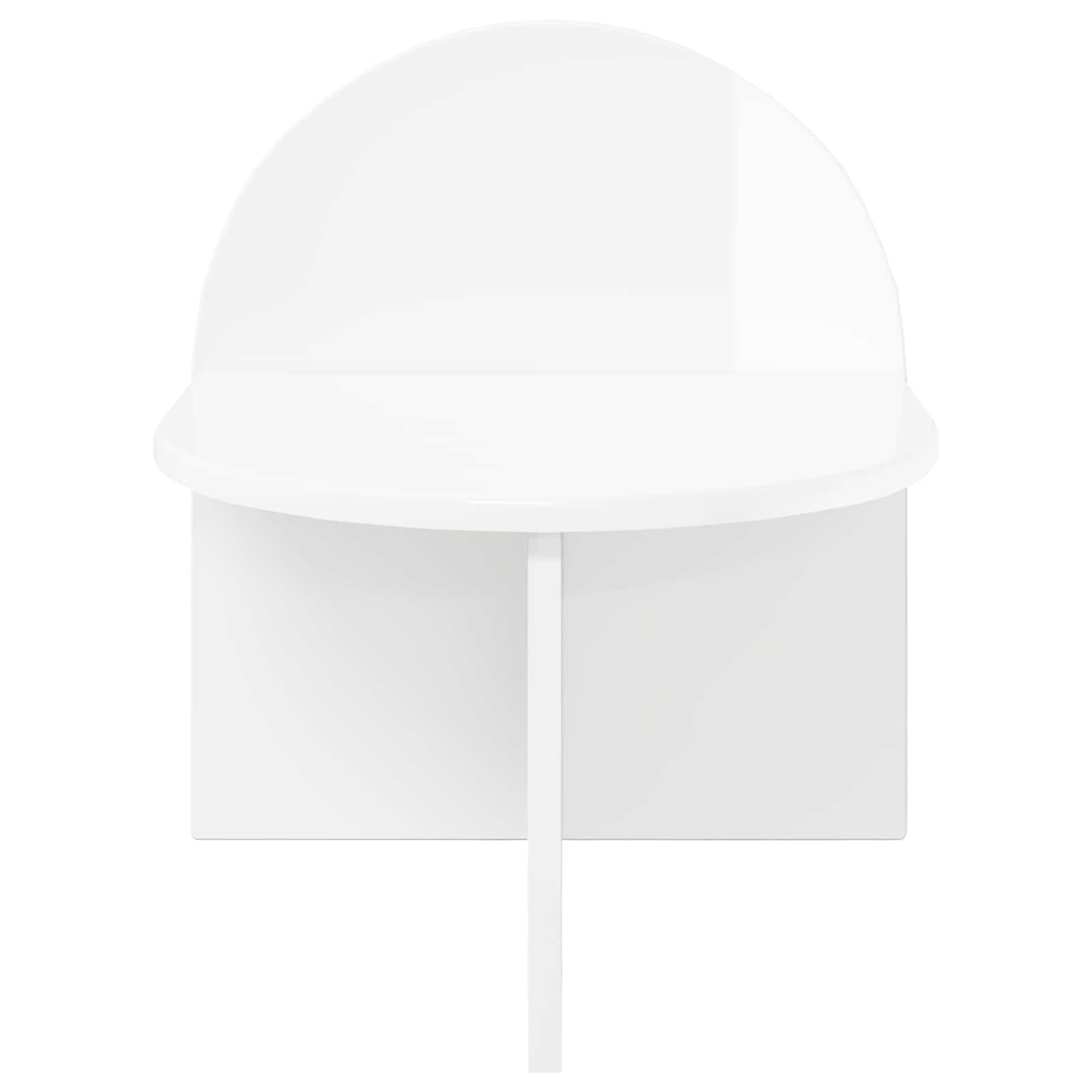 vidaXL Stolik nocny 2 pcs Biały wysoki połysk 40 x 35,5 x 45,5 cm