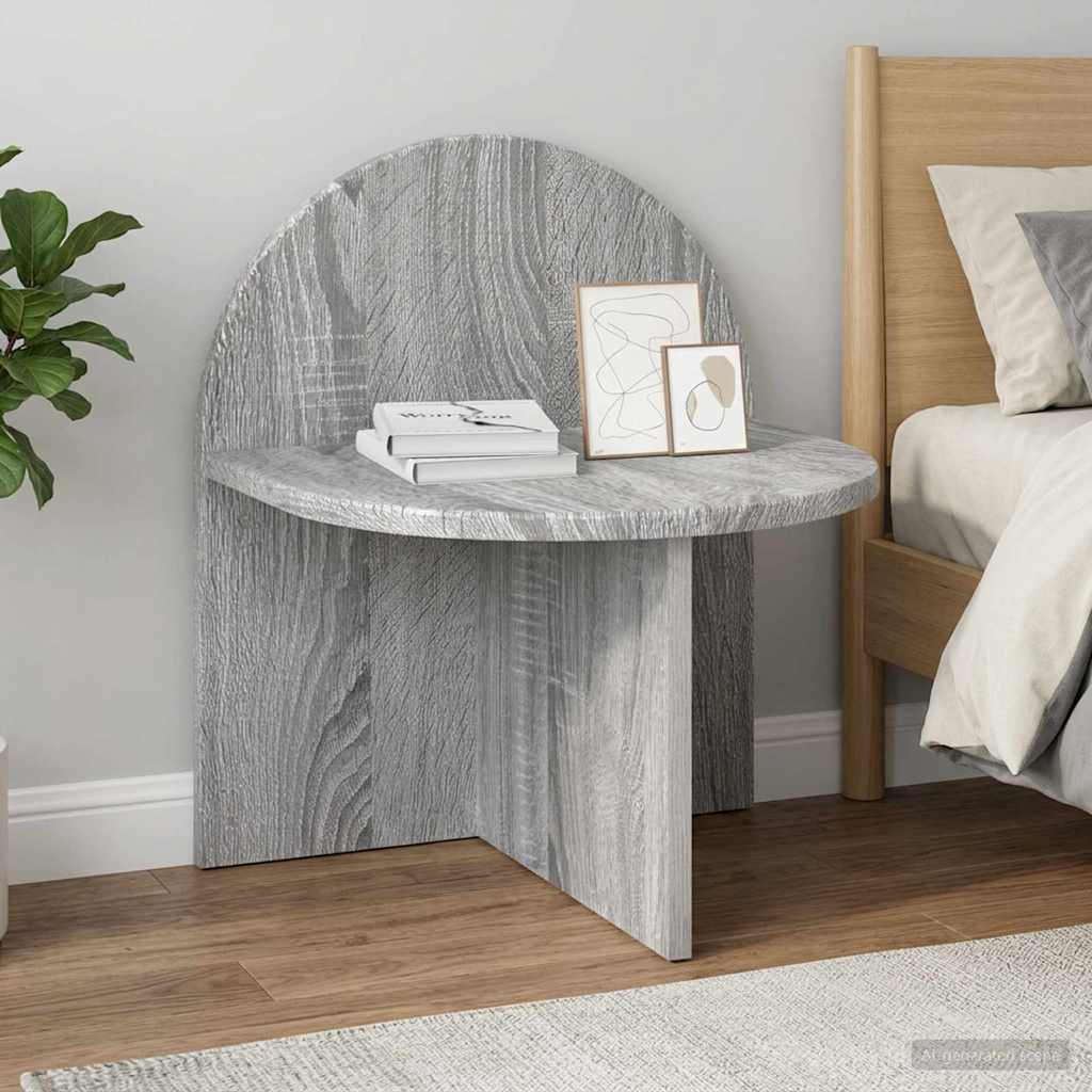 vidaXL Stolik nocny Szary Sonoma 40 x 35,5 x 45,5 cm