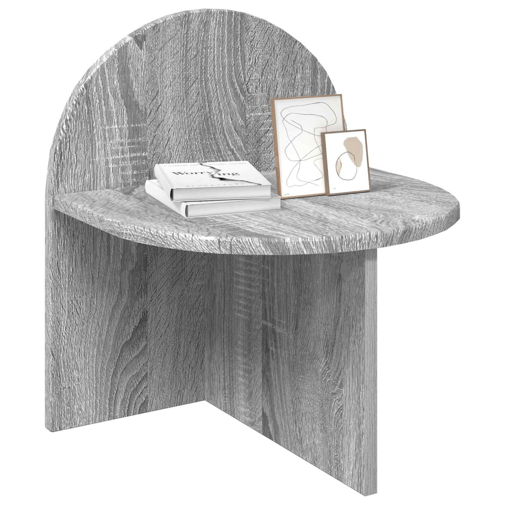 vidaXL Stolik nocny Szary Sonoma 40 x 35,5 x 45,5 cm